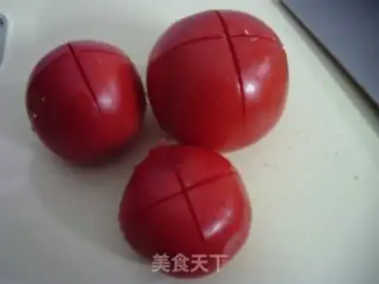 Make ♪ Tofu tomato ♪ step 2