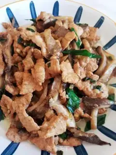 Make Mushroom fried meat step 8
