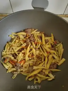 Make Scrambled beef step 8