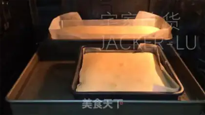 Make Light cream early cake step 15