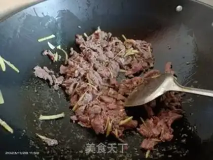 Make Beef with radish step 4