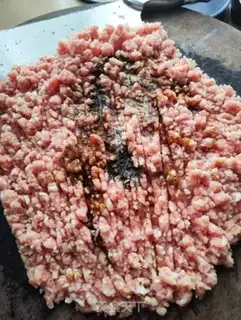 Make Horseshoe meatballs step 2