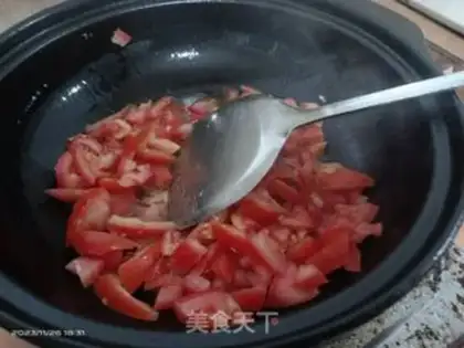 Make The golden mushroom fans skating meat step 11