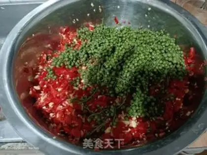 Make Blue pepper pepper sauce step 5