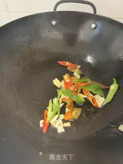 Make Tea mushroom fried meat step 5
