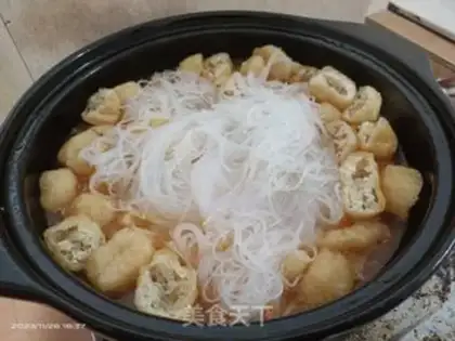 Make The golden mushroom fans skating meat step 14