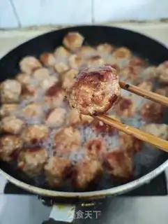 Make Horseshoe meatballs step 6