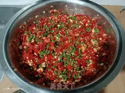 Make Blue pepper pepper sauce step 7