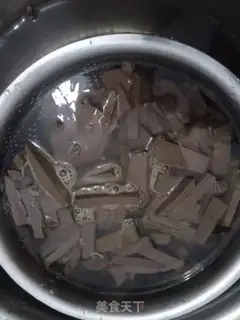 Make Spicy lamb blood step 2