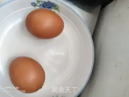 Make Egg pie step 1
