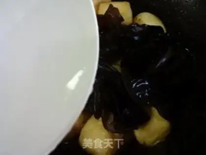 Make ♪ Black-mucked eggs burning tofu ♪ step 3