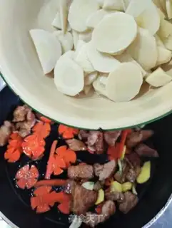 Make Winter fried meat step 7
