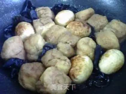 Make ♪ Black-mucked eggs burning tofu ♪ step 8