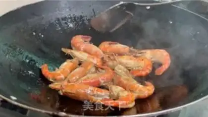 Make Garlic butter shrimp step 4