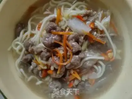 Make Meat noodles step 8