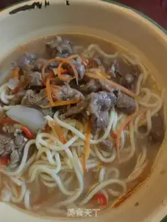 Make Meat noodles step 9