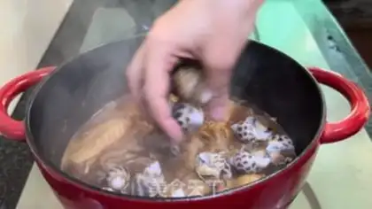 Make Frozen abalone chicken step 10