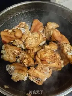 Make Red burning pig hoof step 5