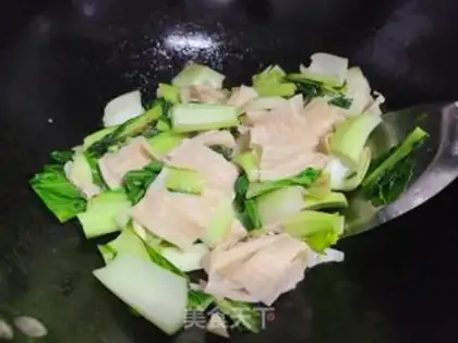 Make The greens are soybeans step 5