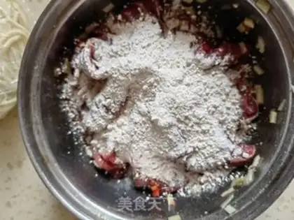 Make Pork slurry step 1