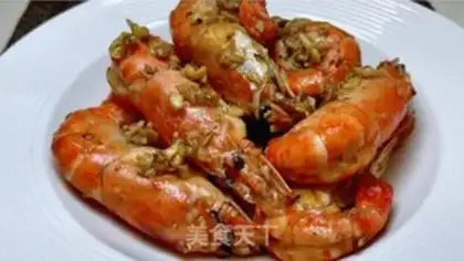 Make Garlic butter shrimp step 11