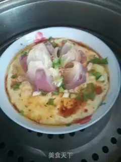 Make Onion steamed eggs step 5
