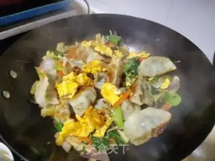 Make Fried dumplings step 8