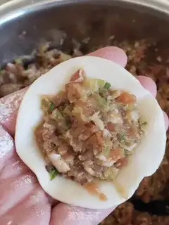 Make Pork radish dumplings step 7