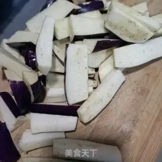 Make Eggplant fish dry step 2