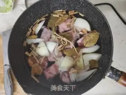 Make Thai volcano ribs step 1