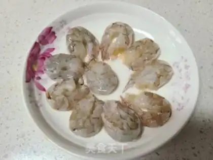 Make Shrimp spinach step 2