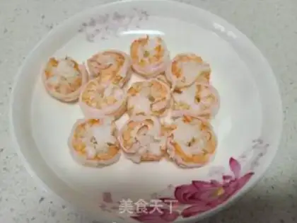 Make Shrimp spinach step 3