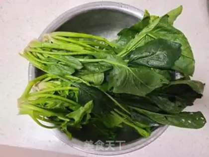 Make Shrimp spinach step 4