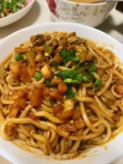 Make Hot dry noodles step 8