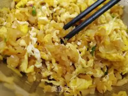 Make Sour egg dumplings step 2