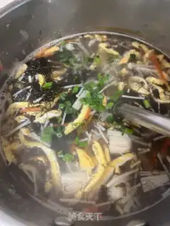 Make Five-colour broth soup step 8