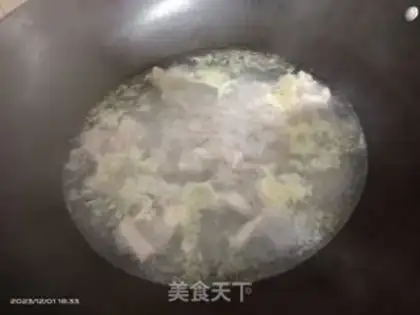 Make The doll-cooked fan shrimp rice step 6