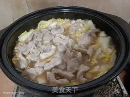 Make The doll-cooked fan shrimp rice step 13