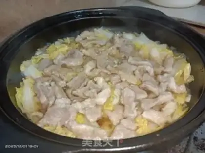Make The doll-cooked fan shrimp rice step 14