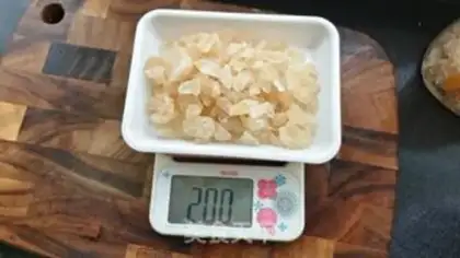Make Peach juice step 1