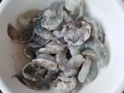 Make Garlic shrimp step 2