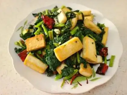 Make The snow is red tofu step 6