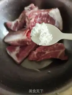 Make Garlic beans, veggie ribs step 1