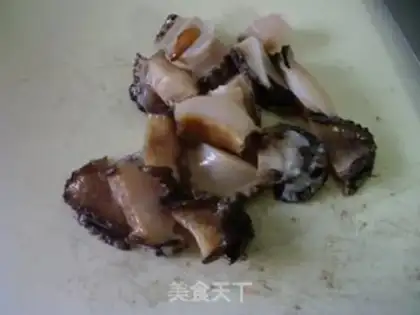 Make Abalone fried broccoli step 2