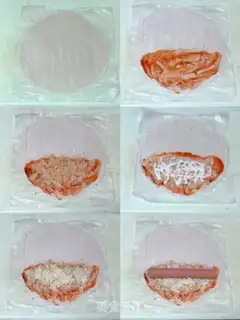 Make Ham cheese pine rolls step 1