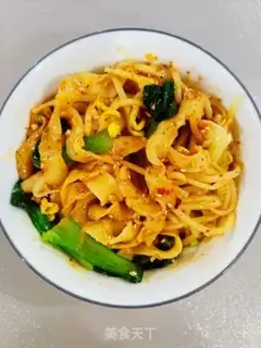 Make Abalone fried broccoli step 4