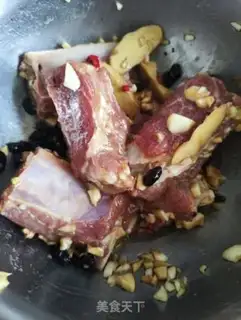 Make Garlic beans, veggie ribs step 4