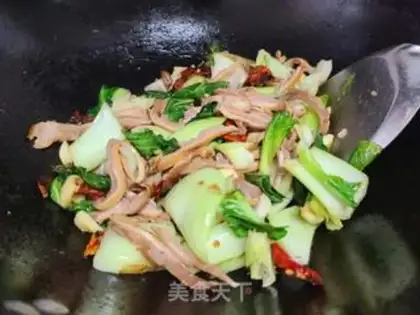Make The green veggies are full of pigs step 4