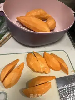 Make ♪ Three steams of sweet potatoes dry ♪ step 0