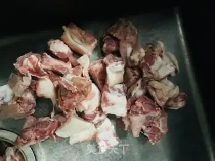 Make Slubber chops clean up radish soup step 0